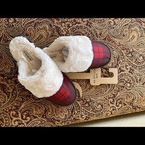 Coach plaid Slippers - New